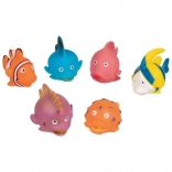 Poissons de bain avec ouverture, lot de 6 pièces