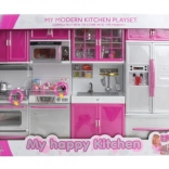 Cuisine moderne pour enfants avec accessoires à piles, 39 pièces