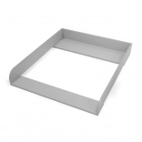 table à langer grise – extension en bois compatible avec IKEA