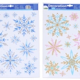 Décoration de fenêtre Flocons 41 × 29 cm