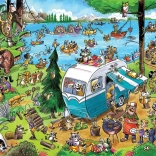 Puzzle familial Appel de la nature 350 pièces COBBLE HILL