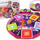 Tapis de danse pour enfants avec lumières et sons, 91cm x 93cm