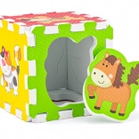 Puzzle en mousse avec des animaux