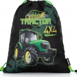Sac à chaussons motif tracteur