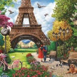 Puzzle Printemps à Paris 500 pièces