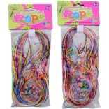 Cordons à tresser avec accessoires 80 cm