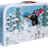 Valise pour enfants La Petite Taupe et le bonhomme de neige 35 cm