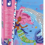 Janod mosaïque sirènes et dauphins maxi