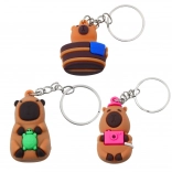 Porte-clés Kapibara en silicone