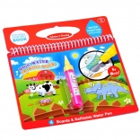 Livre à colorier à l'eau avec des animaux