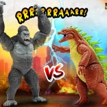 Primal Clash combat Boss vs King Kaiju – set de figurines d’action 21 cm