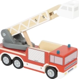 Camion de pompiers avec échelle pivotante pour enfants