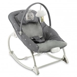 Transat vibrant avec mélodies MoMi LAPIS, gris foncé