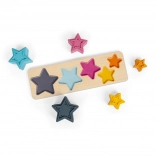 Bigjigs Toys puzzle à encastrer étoiles pour le bain