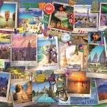 Puzzle Ravensburger Trésors de voyage 500 pièces