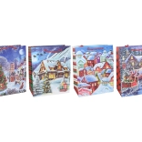 Sac cadeau de Noël M 26 × 32 × 10 cm