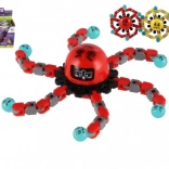 Spinner gyroscopique lumineux 7 cm – fidget mécanique antistress pour enfants