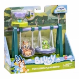 Bluey set de jeu balançoires avec tortue et figurine Bingo