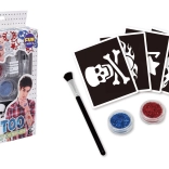 Kit de tatouages temporaires pailletés pour garçons