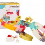 Toboggan de bain à ventouses, circuit de course, 37 pièces