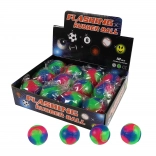 Balle rebondissante avec lumière colorée