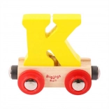Wagon Bigjigs Rail lettre K