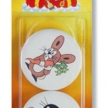 Gomme ronde souple avec imprimé La Petite Taupe KOH‑I‑NOOR