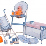 Mega set BABY DINO avec poupée et accessoires