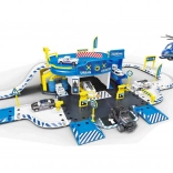 Station de police station-service ensemble de jeu