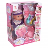 Bébé avec sons et fonction pipi 30 cm