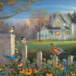 Puzzle COBBLE HILL Oiseaux du soir – 1000 pièces