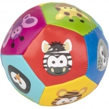 Balle douce et colorée avec animaux