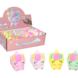 Licorne à presser 8 cm – jouet anti-stress malléable