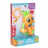 Jouet carotte avec effets 16 cm CAROTINA