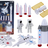 Ensemble de figurines astronautes et fusées