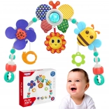 Woopie Bébé arche avec jouets pour lit, poussette et siège-auto