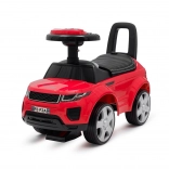 Draisienne pour enfants BABY MIX Prime SUV rouge avec selle en similicuir