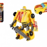 Robot jaune transformable – voiture 14 cm