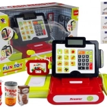 Caisse enregistreuse tactile pour enfants avec calculatrice et accessoires