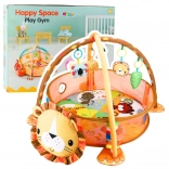 tapis de jeu pour enfants 3-en-1 lion avec parc et balles