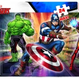 Puzzle 24 pièces maxi dans le monde des Avengers