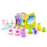 Vaisselle en plastique pour enfants – sets de thé et de cuisine, 12 pièces et plus