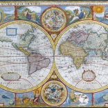 Puzzle EUROGRAPHICS Carte du monde ancienne 1000 pièces