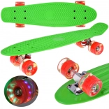 Skateboard LED avec roues lumineuses