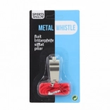 Sifflet de sport en métal avec cordon