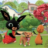 Puzzle Bing avec chien 24 pièces maxi