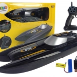 Bateau RC de course 1:47, 2,4 GHz, portée 50 m