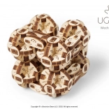 Ugears Puzzle mécanique 3D en bois Flexi Cube
