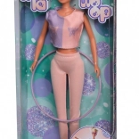 Poupée Steffi avec cerceau Hula Hoop