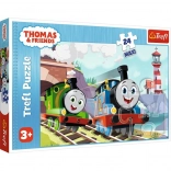 Puzzle 24 maxi – Thomas et Percy sur les rails Thomas & Friends